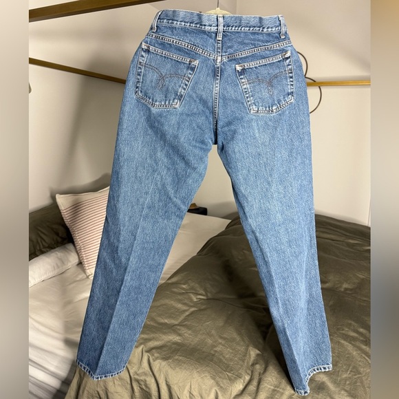 Vtg Ralph Lauren Jeans 31x31 100% Cotton Made In USA 90s Button Fly High Waist - Picture 3 of 15